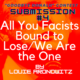 Holy Crap January Covers Contest Submission #4, Louie Aronowitz : All You Fascists Bound to Lose/We are the One