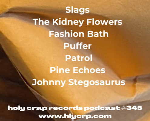 ​​Ep 345! With​​ music by: Slags, The Kidney Flowers, Fashion Bath, Puffer, Patrol, Pine Echoes, Johnny Stegosaurus